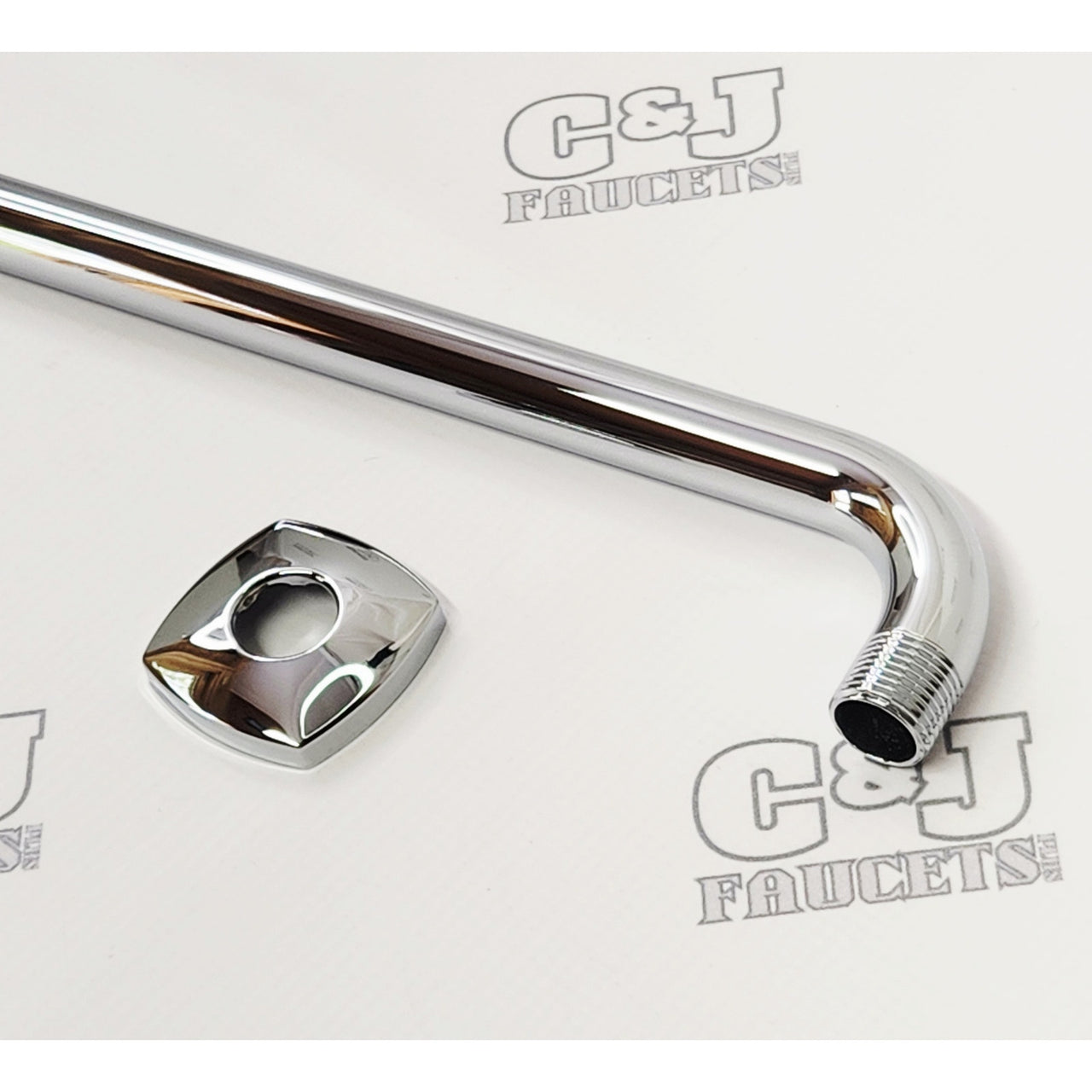 Brizo 83867-PC Allaria 13" Wall Mount Shower Arm and Flange-Polished Chrome READ