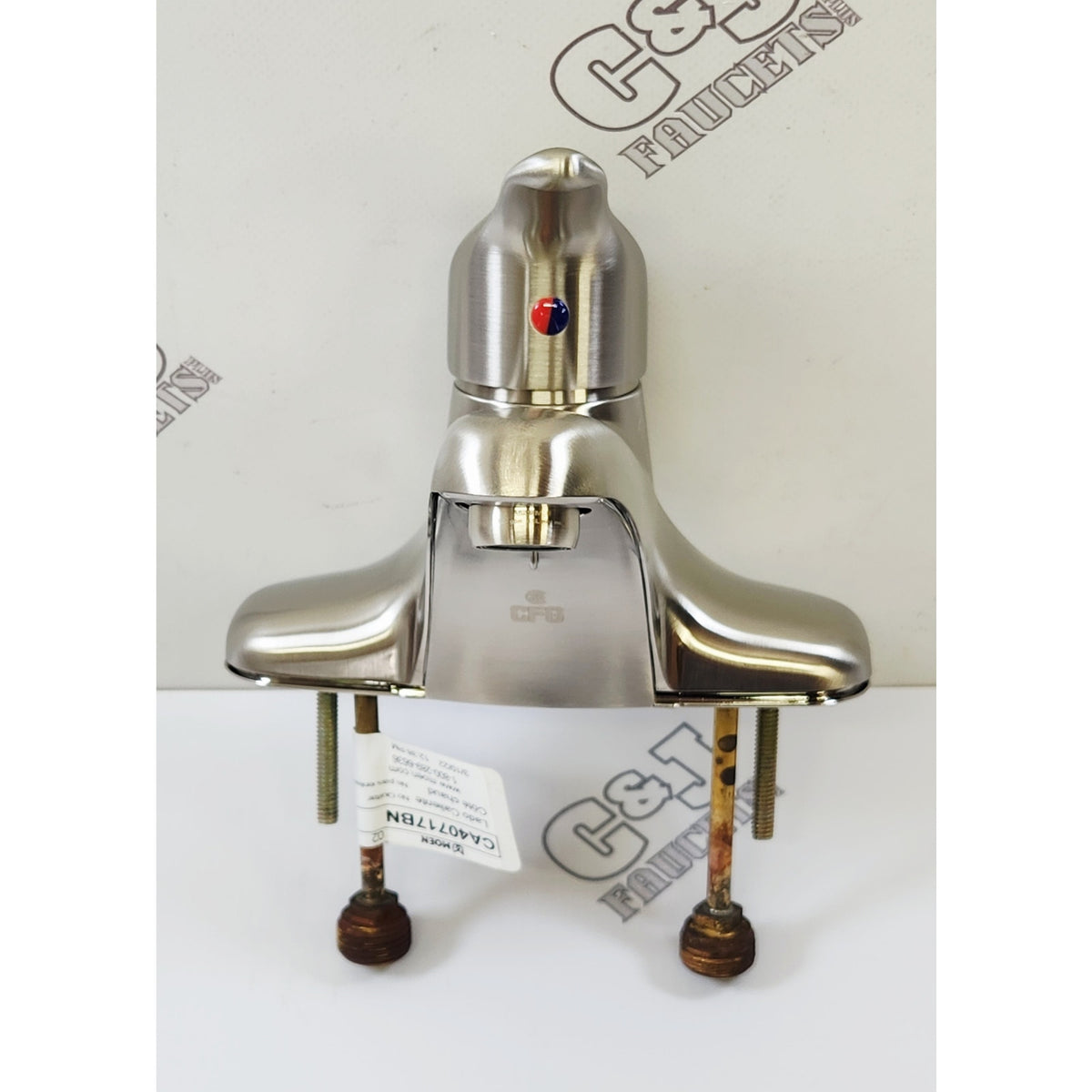 Moen CA40717BN Cornerstone 1.2 GPM Centerset Bathroom Faucet - Brushed Nickel