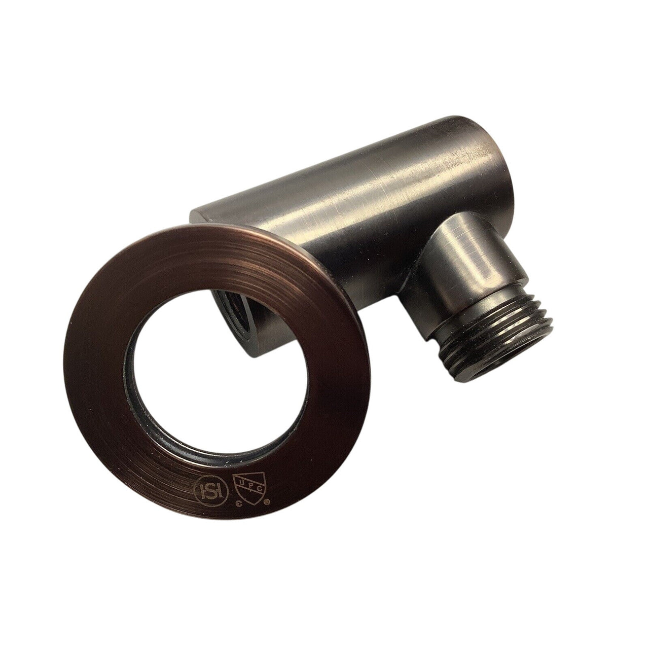 Signature Hardware 425074 Cylindrical Water Supply Elbow - Oil Rubbed Bronze