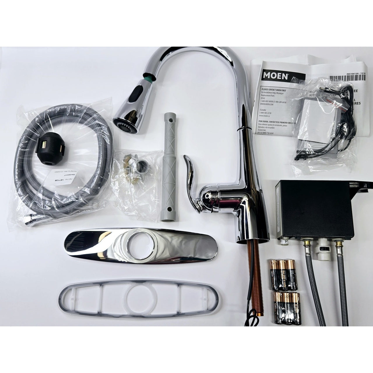 Moen 7594EWC Arbor Touchless Pull-Down Sprayer Kitchen Faucet - Chrome