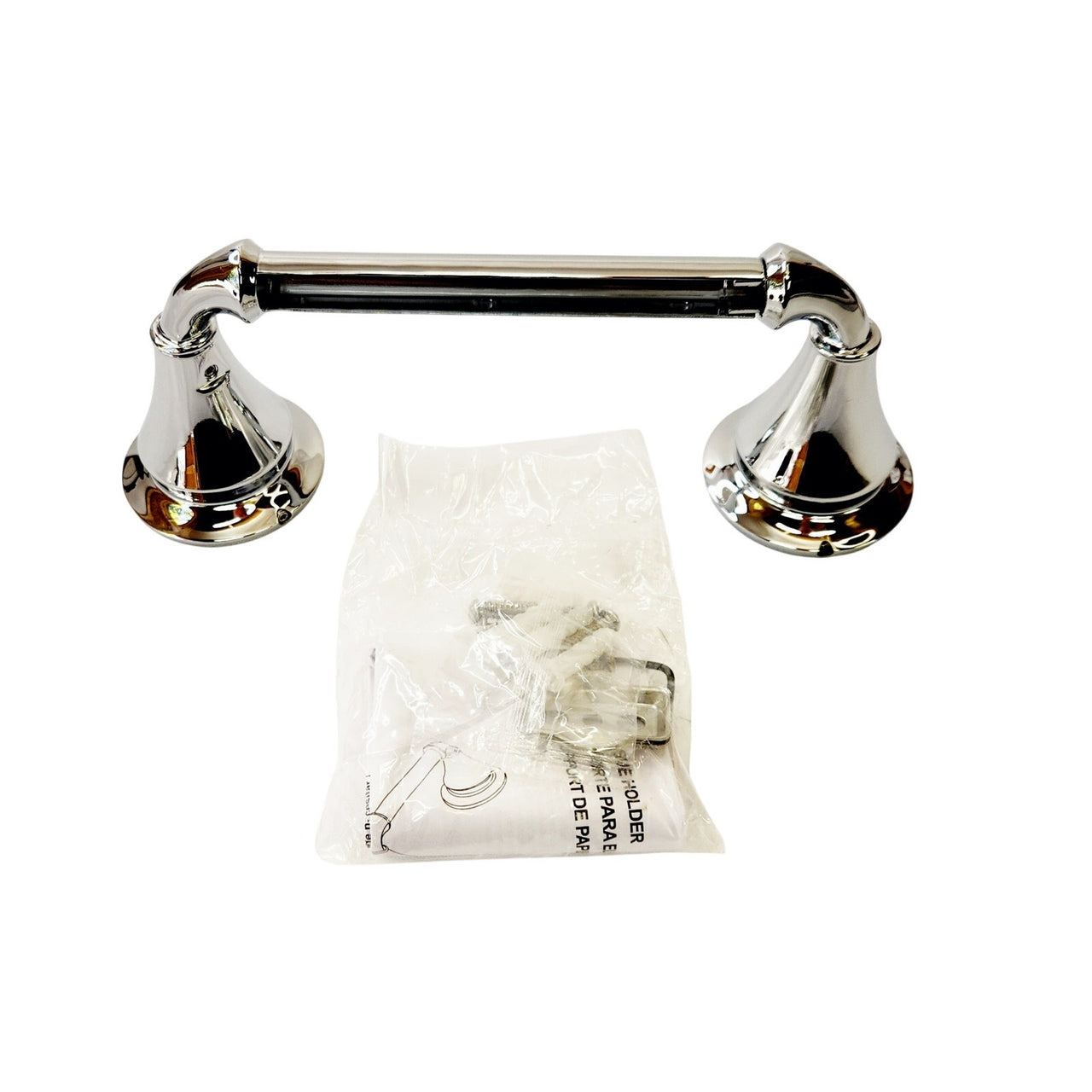 Delta 79450 Linden Wall Mounted Pivoting Toilet Paper Holder - Polished Chrome