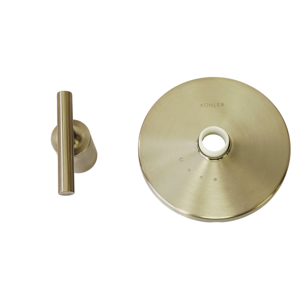 Kohler T14488-4-BN Purist Temperature Control Valve Trim - Brushed Nickel