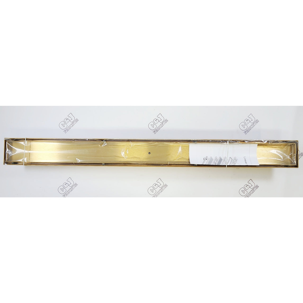 Signature Hardware 443321 Cohen 36" Linear Shower Drain - Polished Brass