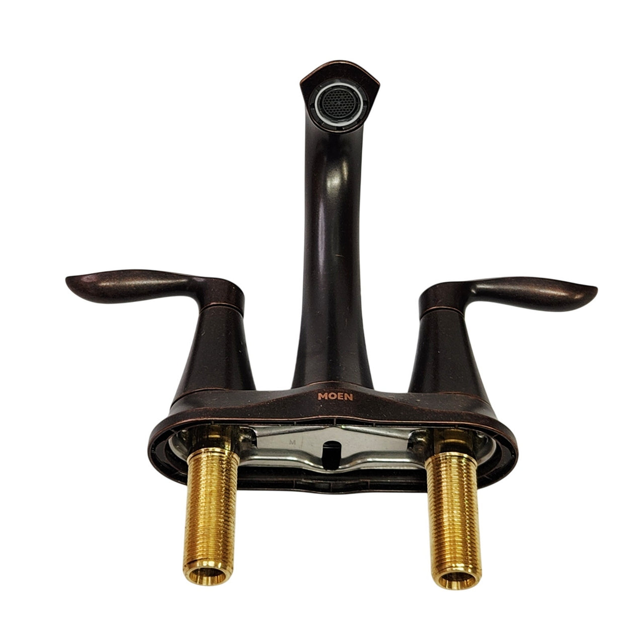 Moen 6410ORB Eva 4" Centerset 2-Handle Bathroom Faucet - Oil Rub Bronze - READ