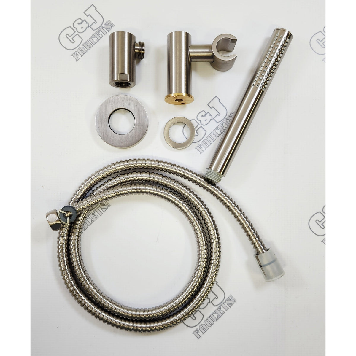 Graff G-8619A-BNI Contemporary 1.5 GPM Handshower w/Bracket -Brushed Nickel READ