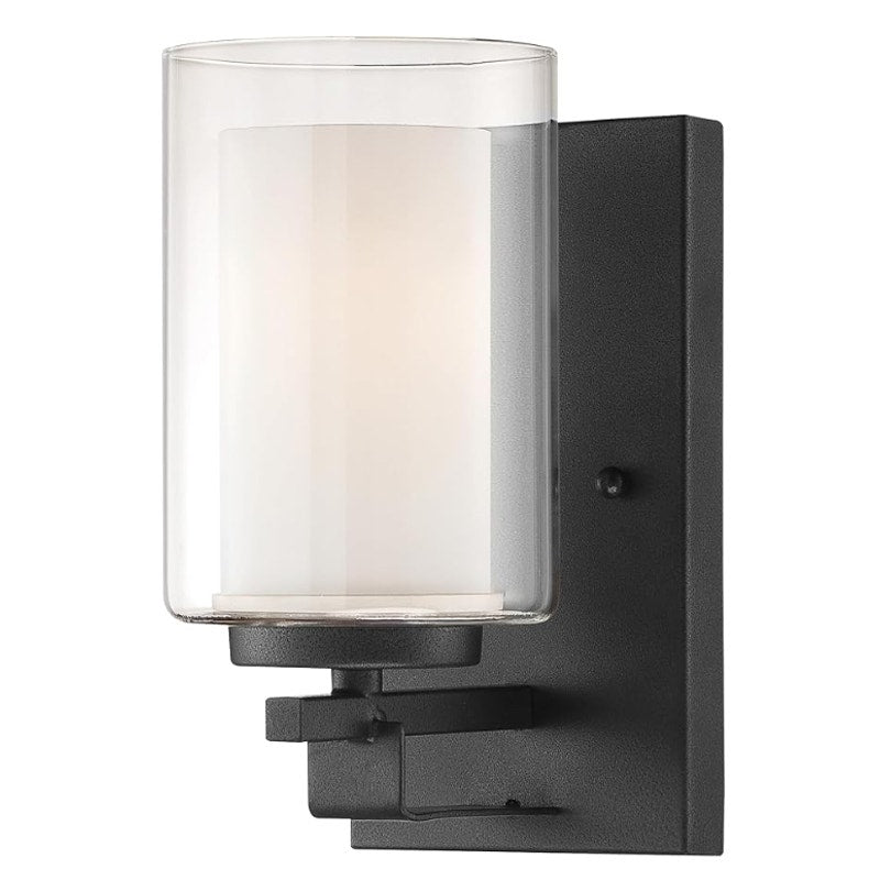 Minka Lavery 6101-66 Parsons Studio Vanity Bath Light - Sand Coal Black