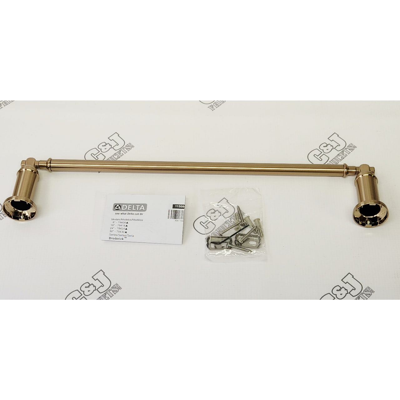 Delta 78418-CZ Broderick 18" Towel Bar - Champagne Bronze