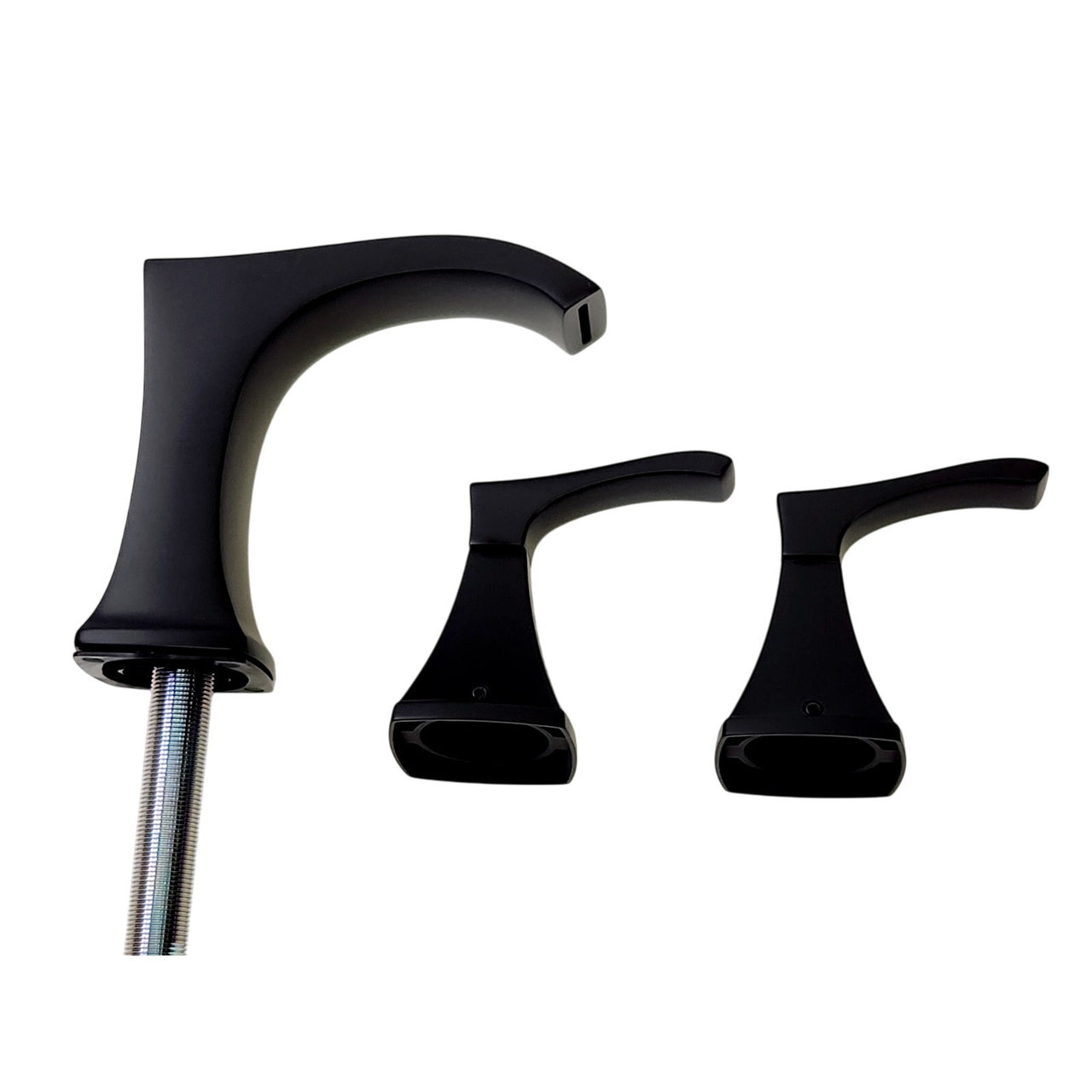 Pfister LF-049-VNBB Venturi 8 in. Widespread Bathroom Faucet - Matte Black