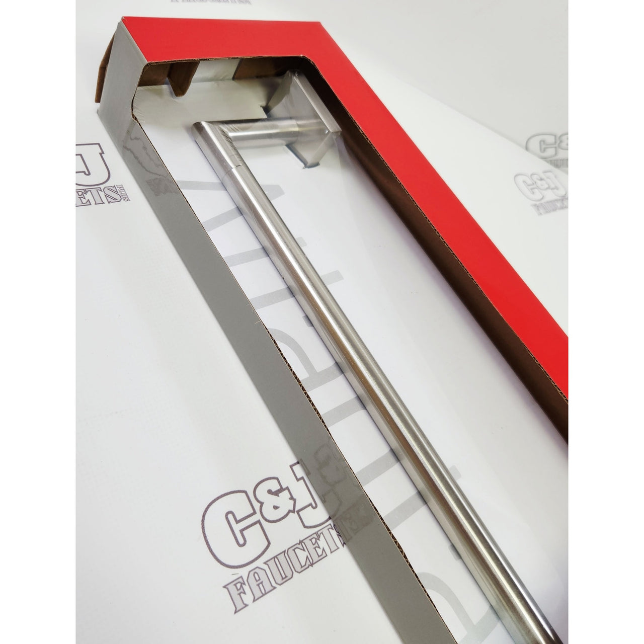 Kartners ATL-TB24-BN Atlanta Single 24" Towel Bar - Brushed Nickel