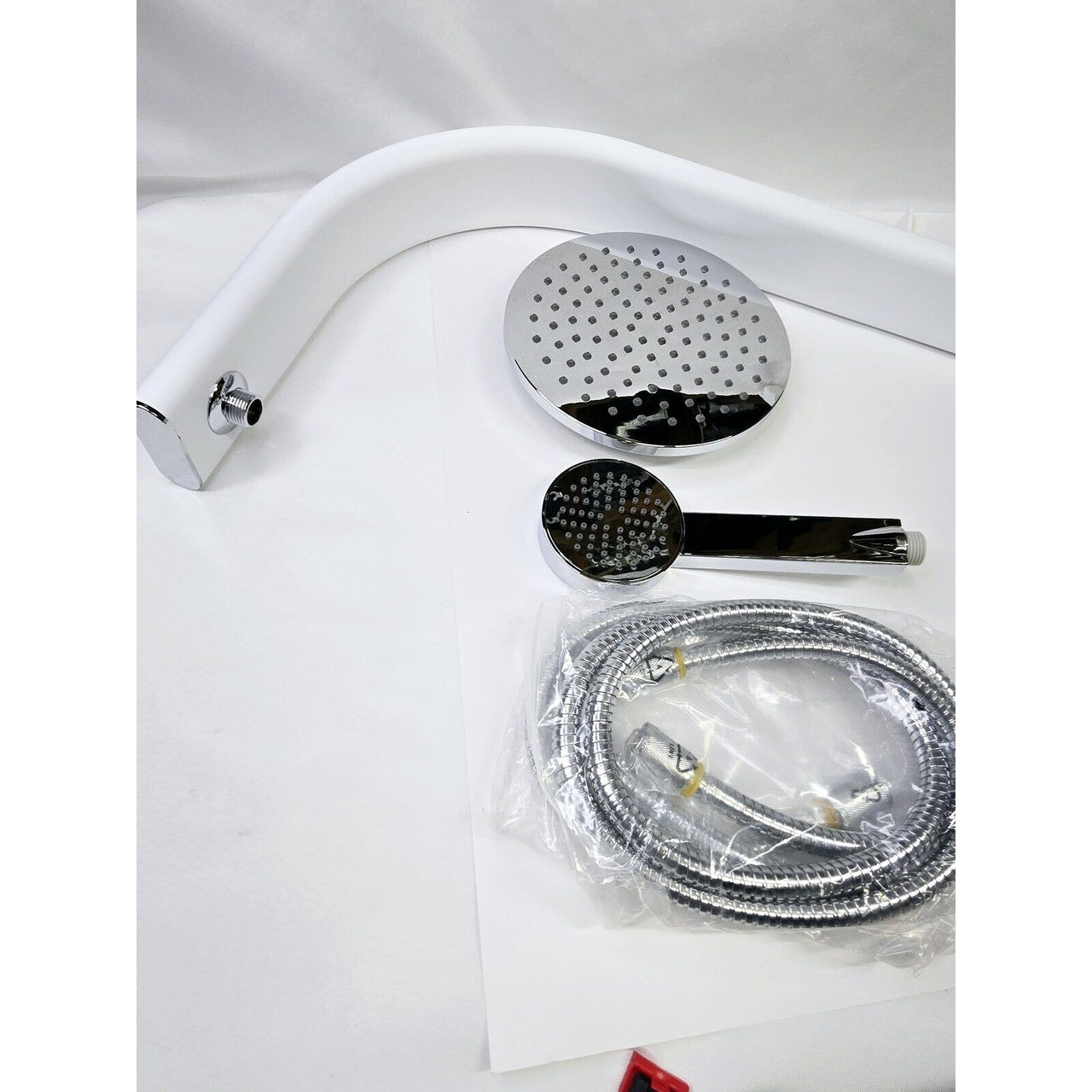 Signature Hardware 426005 Tilley Outdoor Shower Panel with Hand Shower - White