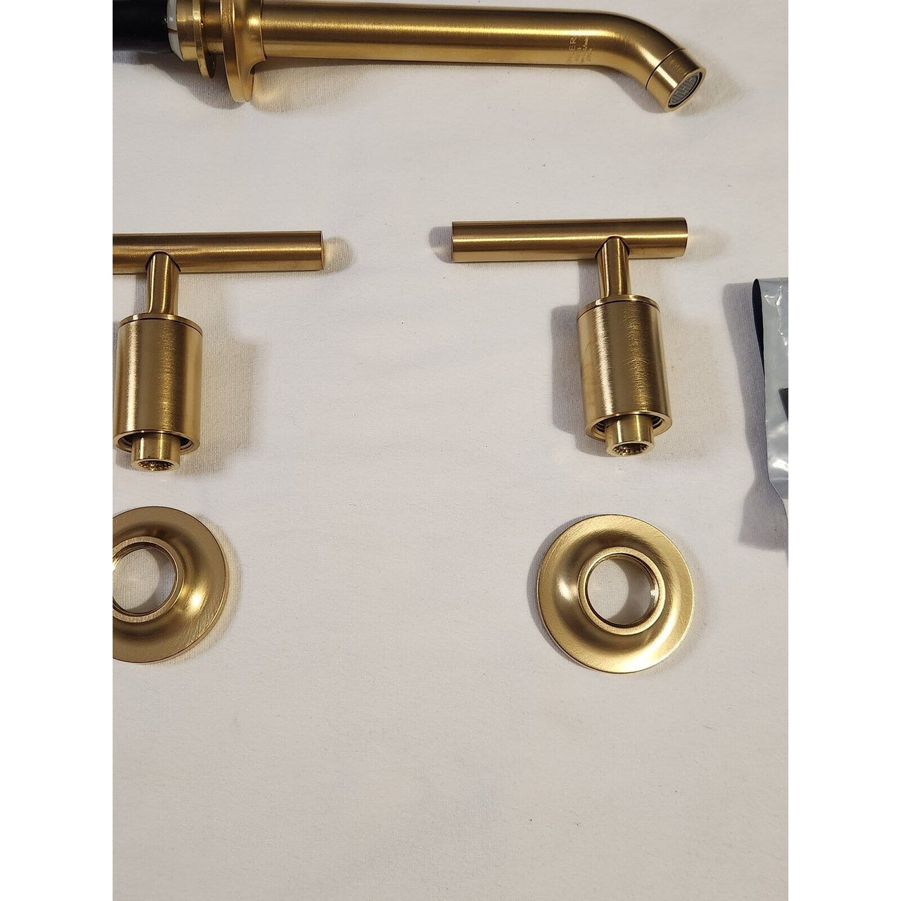 Kohler T14413-4-2MB Purist Bathroom Sink Faucet - Brushed Moderne Brass