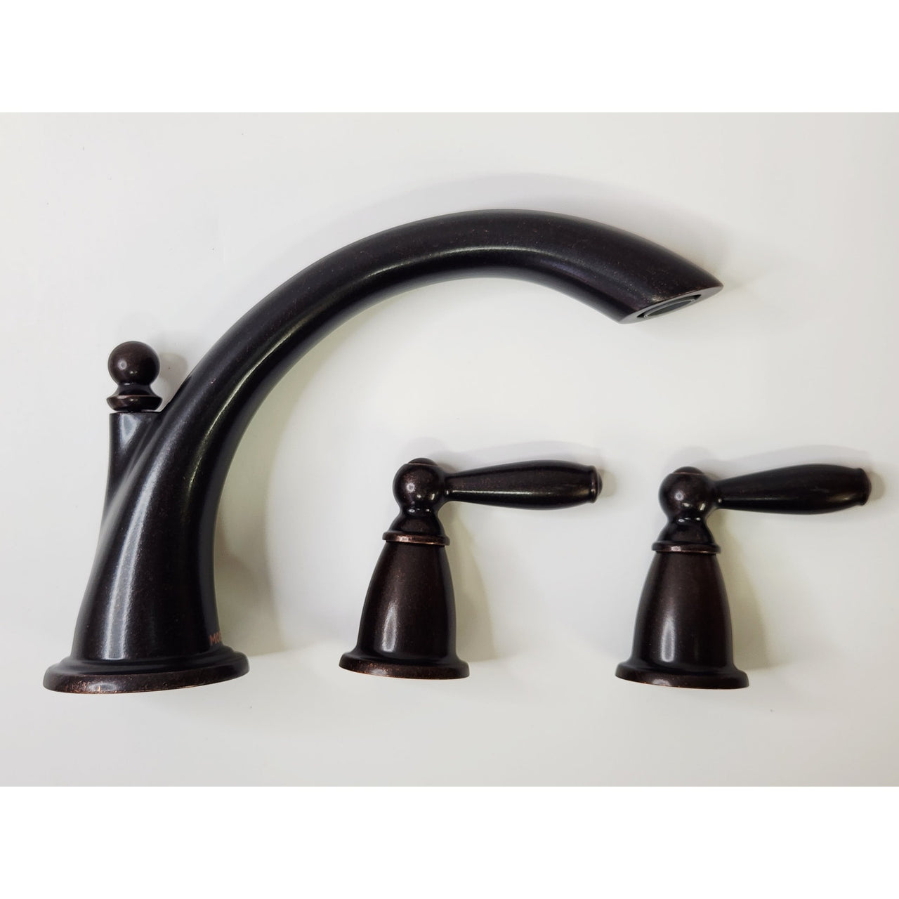 Moen T933ORB Brantford Deck Mounted Roman Tub Filler Trim - Oil Rubbed Bronze