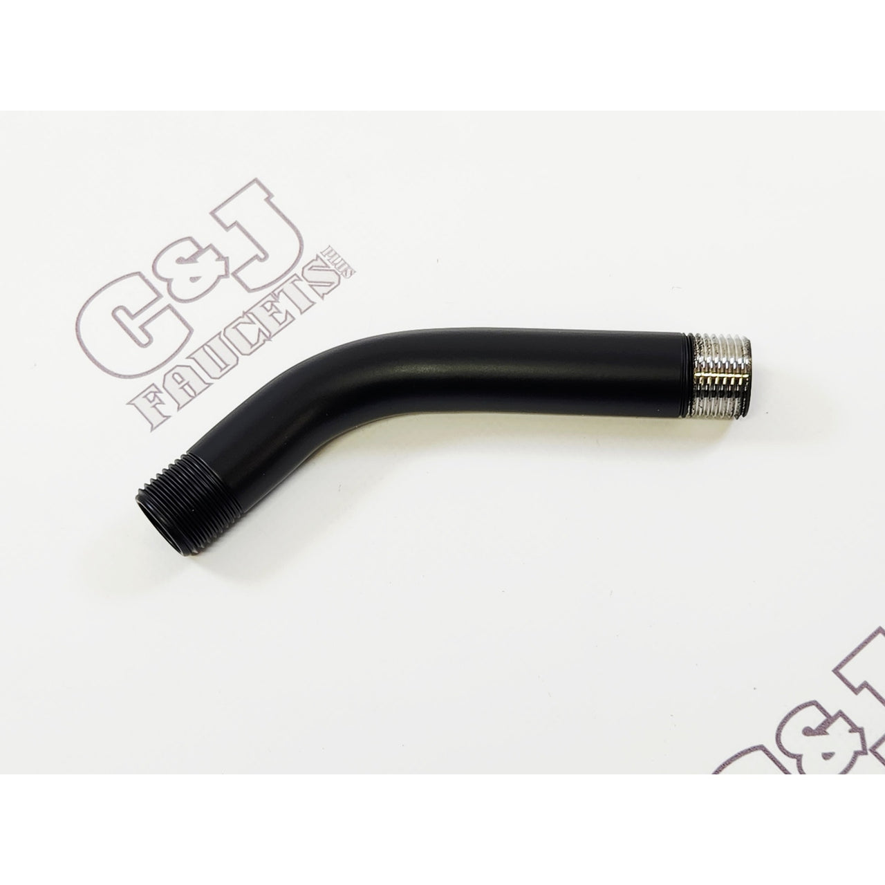 Delta RP6023BL 5-3/4" Wall Mount Bathroom Shower Arm Less Flange - Matte Black