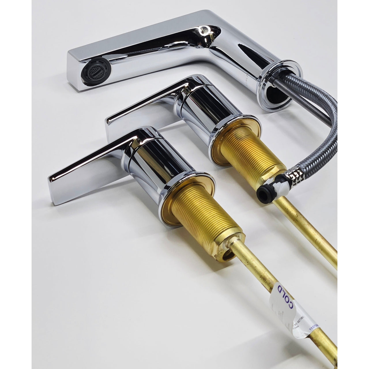 Kohler 97100-4-CP Taut Widespread Bathroom Sink Faucet, 1.2 GPM -Polished Chrome