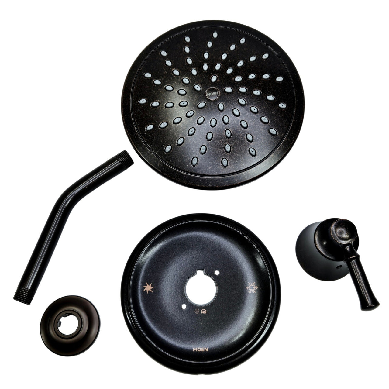 Moen T2282EPORB Dartmoor Rain Shower Trim Package Less Valve - Oil Rubbed Bronze