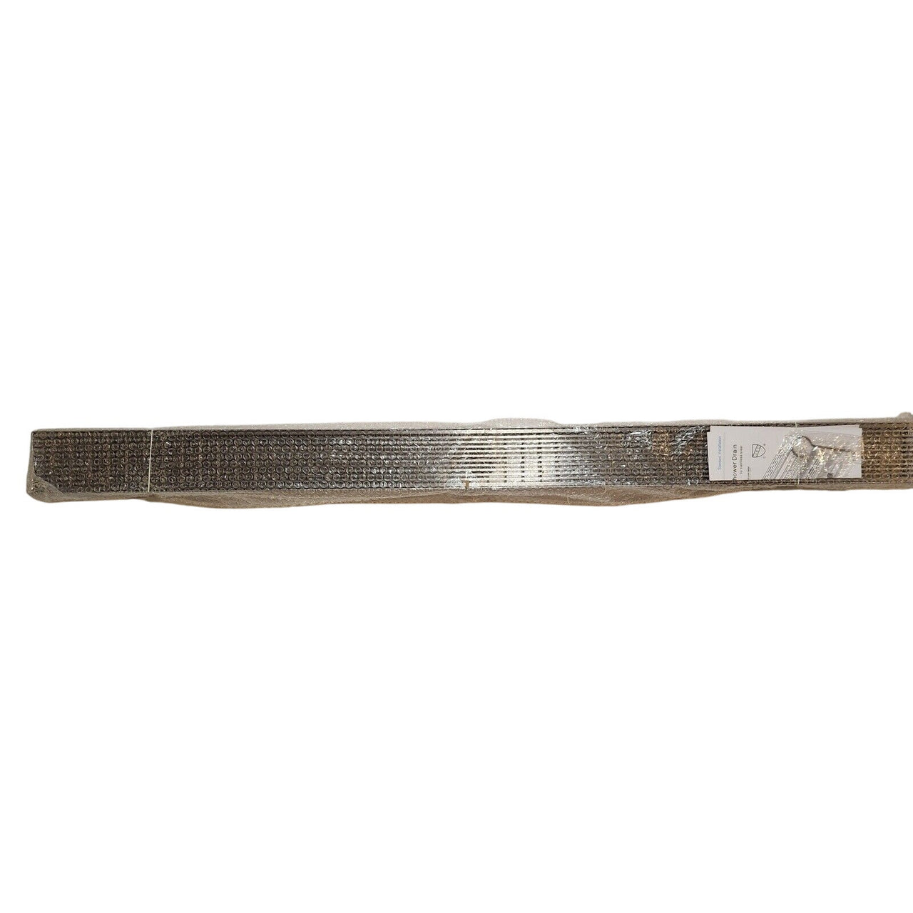 Signature Hardware 404985 Carmen 48" Linear Shower Drain less Flange-Brsh Stnlss