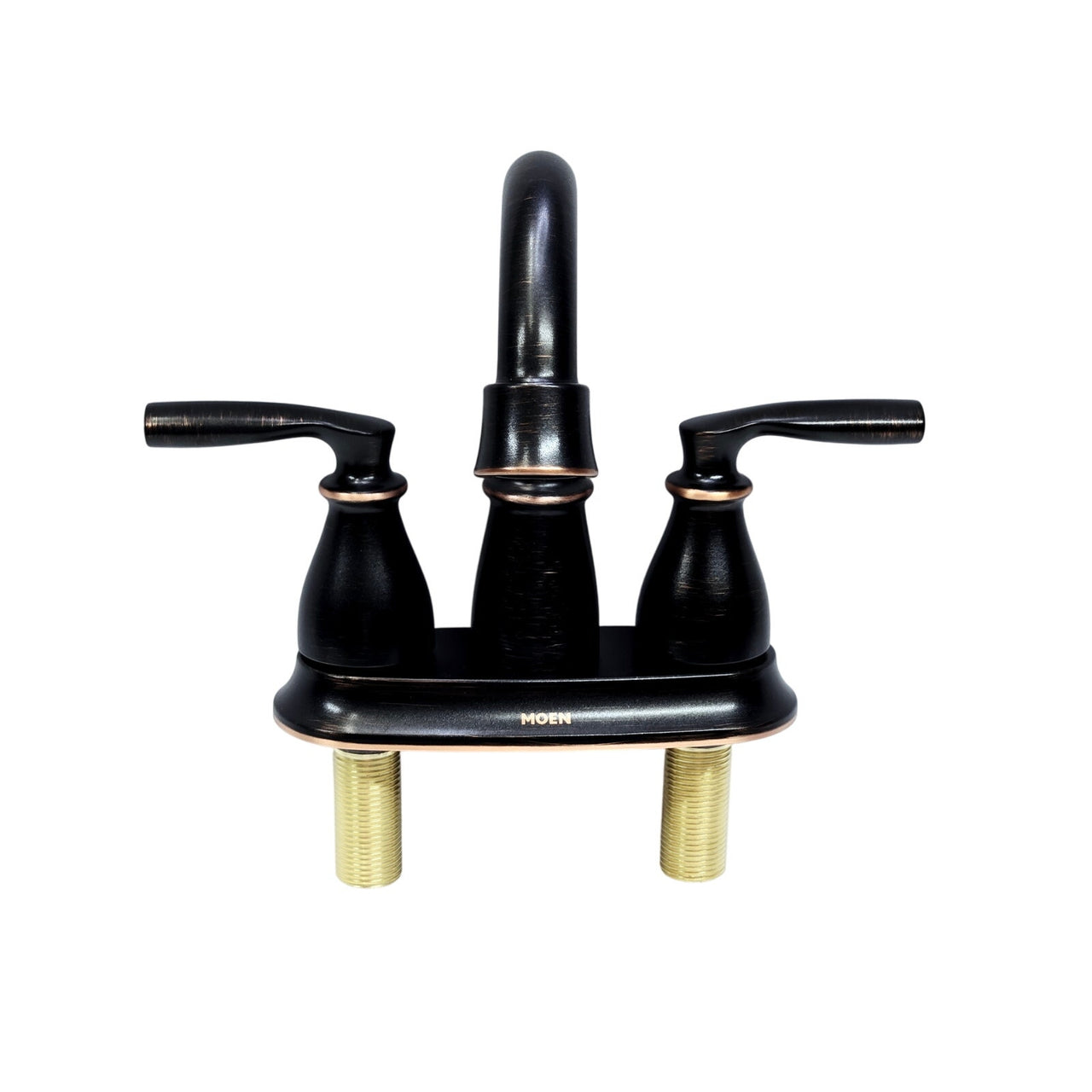 Moen 84537BRB Hilliard 4" Centerset Bathroom Sink Faucet - Mediterranean Bronze