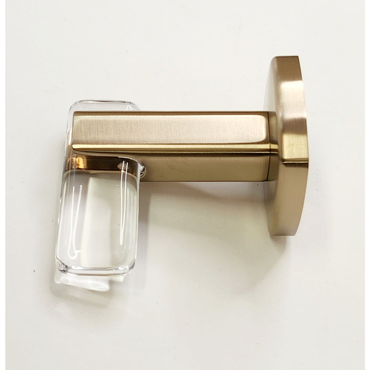 Brizo 693467-GLCL Allaria Single Robe Hook - Luxe Gold / Clear Acrylic