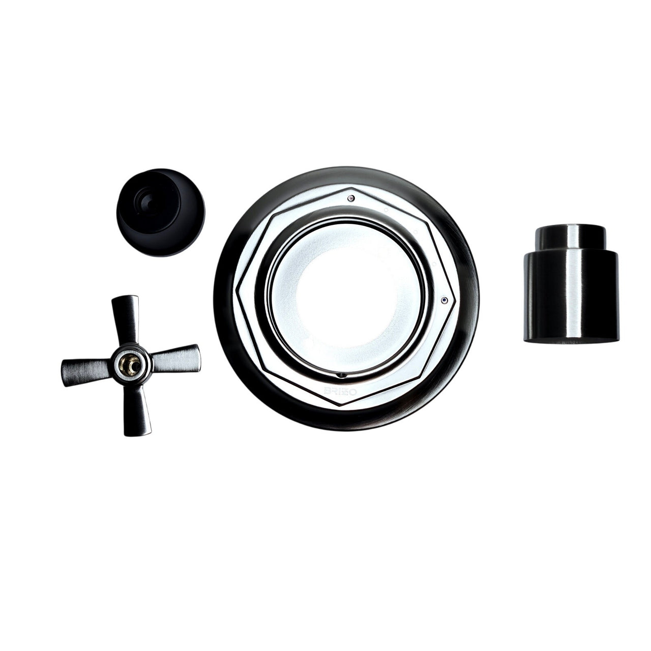 Brizo T60P061-NKBL Rook Pressure Balanced Valve Trim - Luxe Nickel/Matte Black