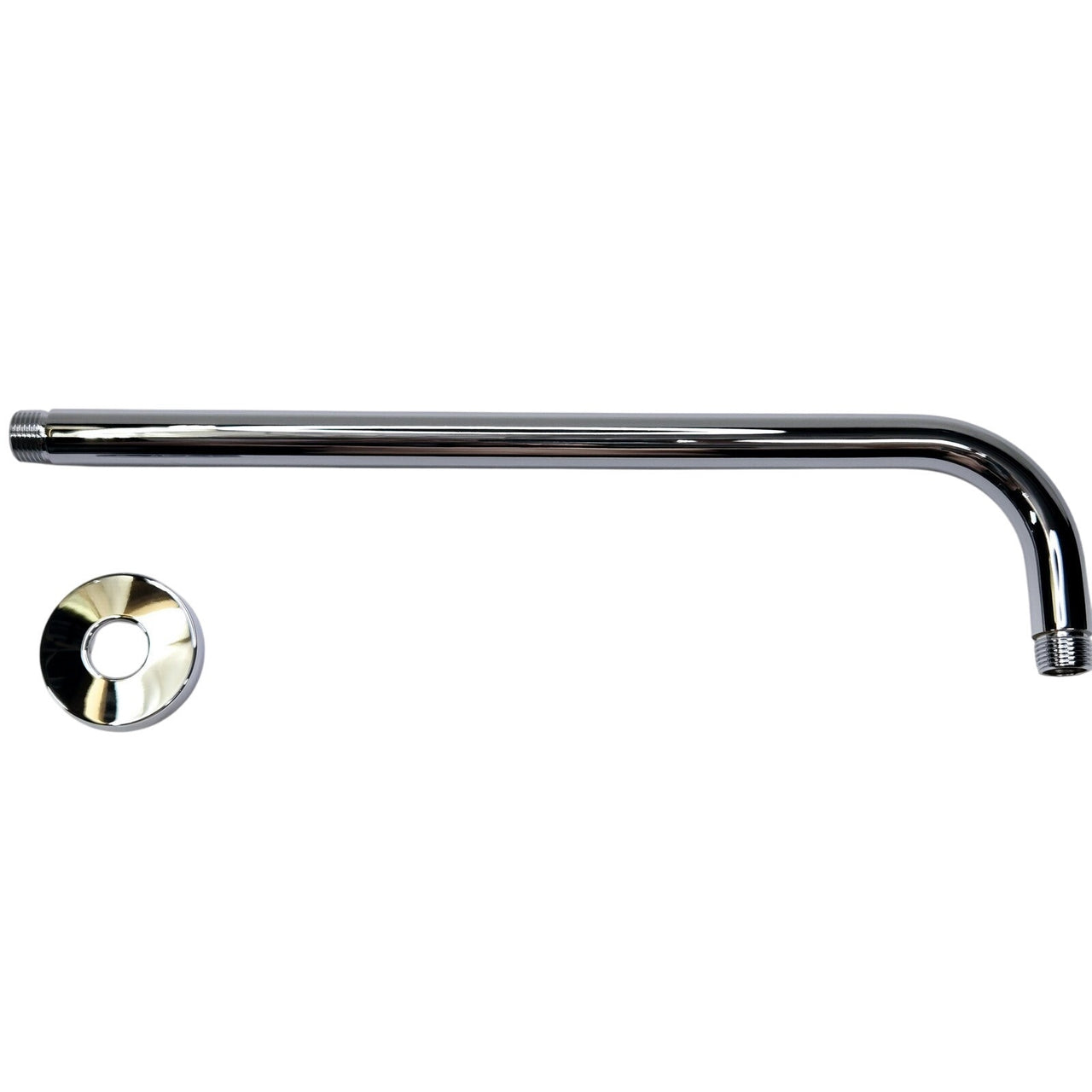 Miseno MNOSA216CP 16-5/16" Wall Mounted Shower Arm and Flange - Polished Chrome