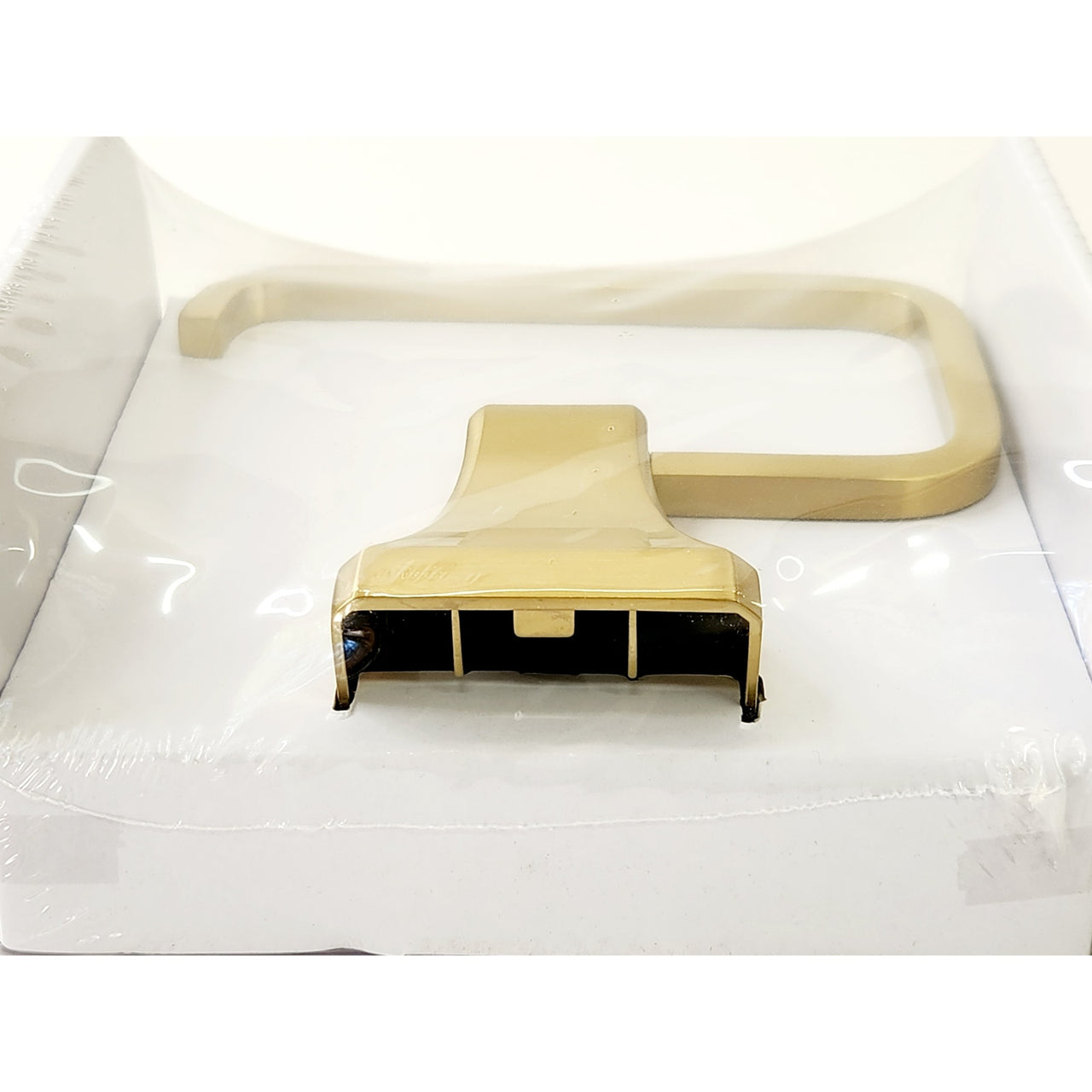 Pfister BPH-FE1BG Park Avenue Tissue Paper Holder with Single Post - Brush Gold