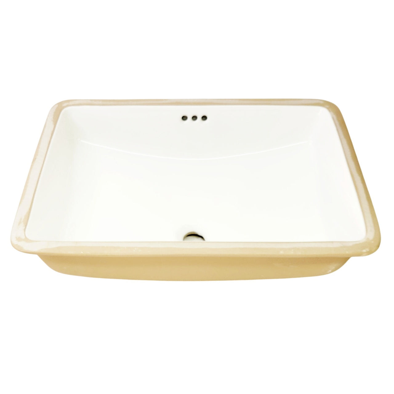 Signature Hardware 447962 Myers 21" Rectangular Undermount Bathroom Sink - White