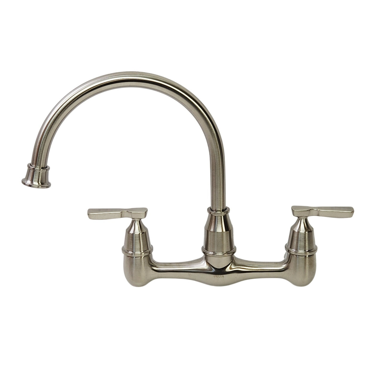 Delta 22722LF-SS Corin Wall Mounted Widespread Kitchen Faucet - Stainless READ