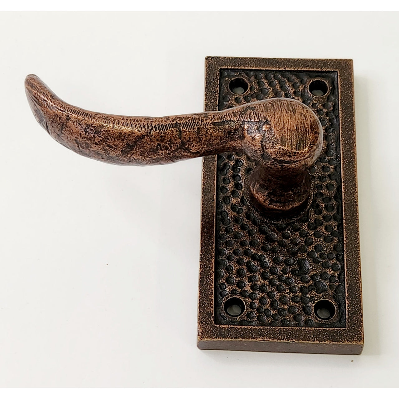 Signature Hardware 444547 Traeger Solid Bronze RightHand Single Dummy Door Lever