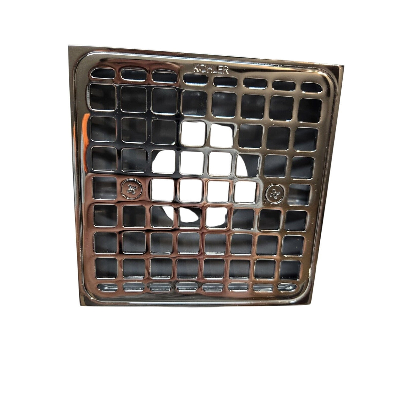 Kohler 9136-CP Square Design Tile-in Shower Drain - Polished Chrome