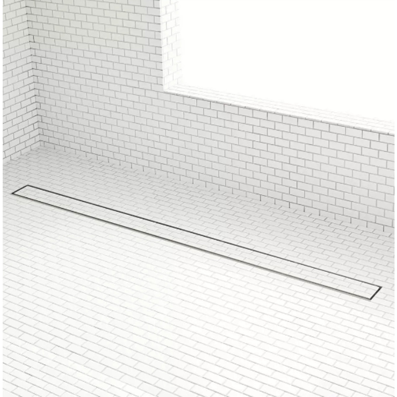 Signature Hardware 404978 48" Cohen Shower Drain - Brushed Stainless Steel