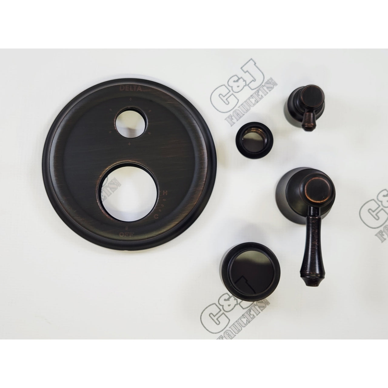 Delta T24997-RB Cassidy Shower Diverter Valve Trim - Venetian Bronze READ