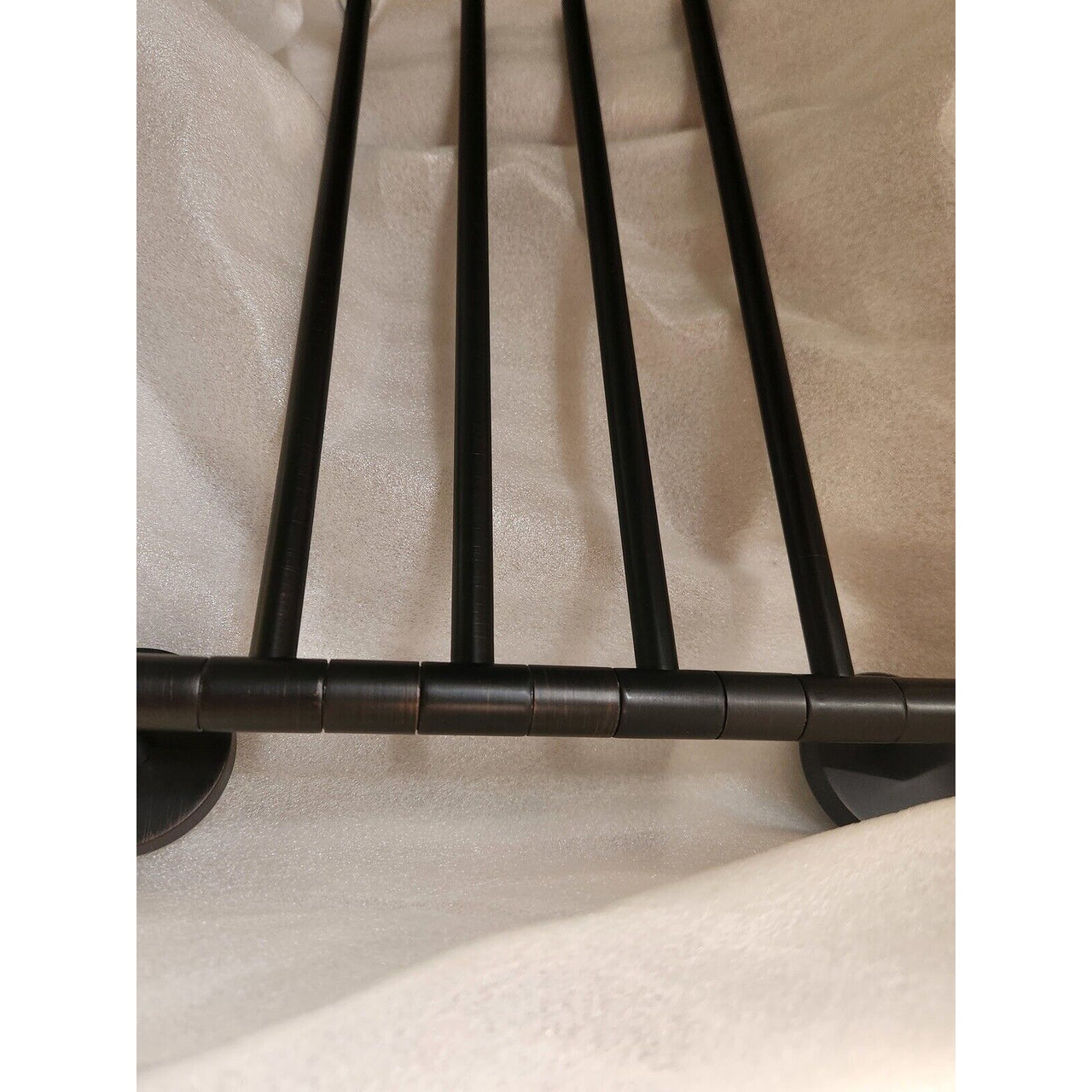 Signature Hardware 358780 Colvin Quadruple Towel Bar - Drk Oil Rubbed Bronze