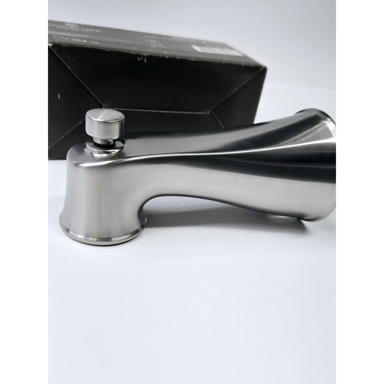 Signature Hardware 456263 Pendleton Tub Spout with Diverter - Brushed Nickel