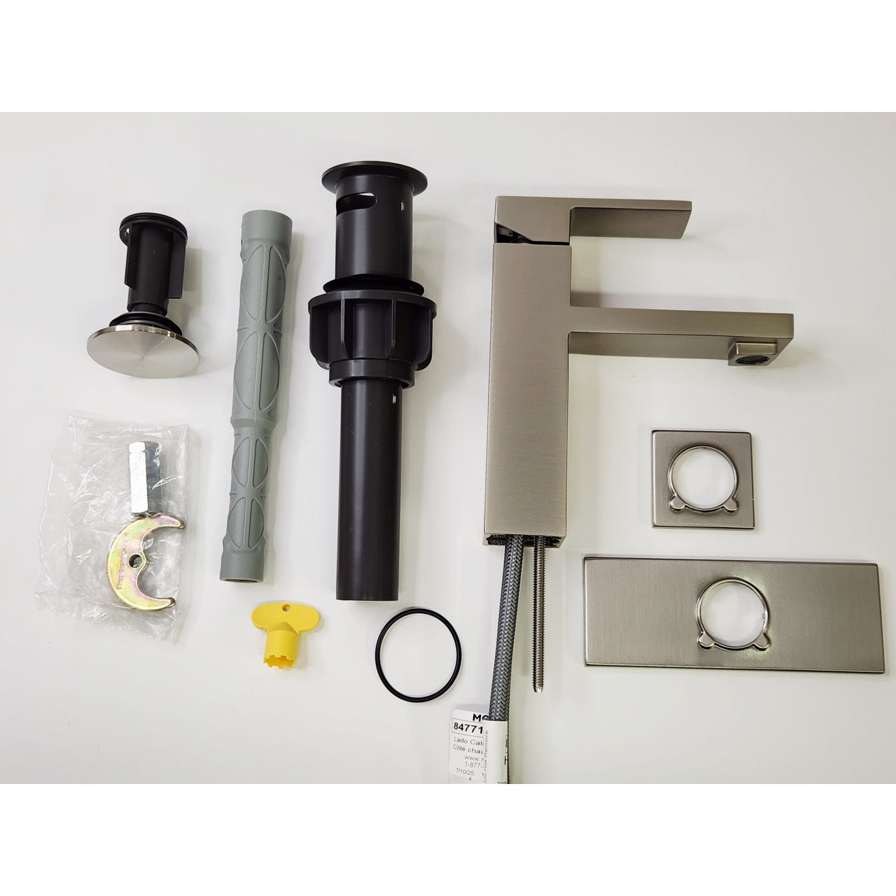 Moen 84771SRN Revyl Single Hole Bathroom Faucet - Spot Resist Brushed Nickel