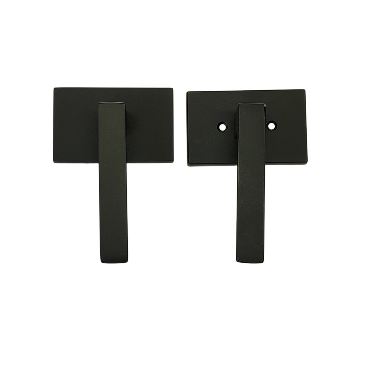 Emtek 5112DTLHUS19 Dumont Passage Lever Handle Left Handed - Flat Black READ