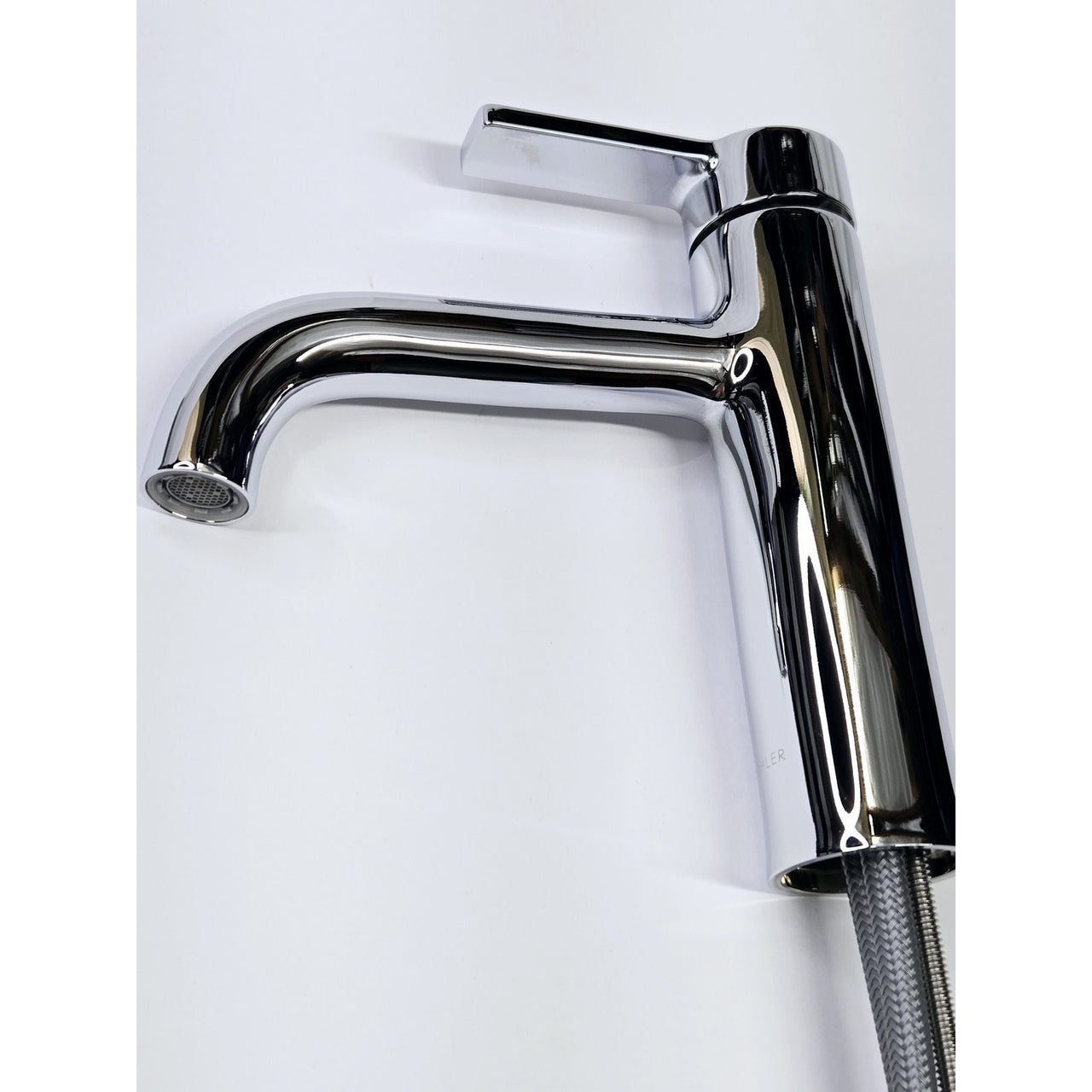 Kohler 28126-4-CP Venza Single Handle Monoblock Bathroom Faucet -Polished Chrome