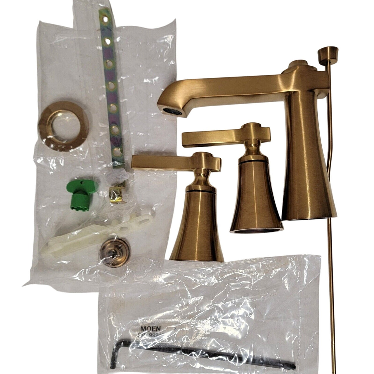 Moen TS6984BG Flara Two-Handle High Arc Bathroom Faucet - Brushed Gold*