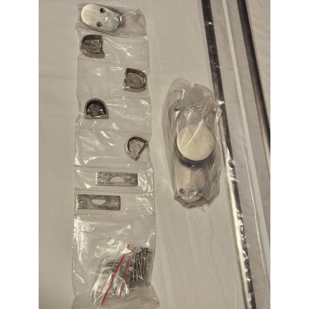 Signature Hardware 482851 Sungrove Metal Window Cremone Bolt - Brushed Nickel