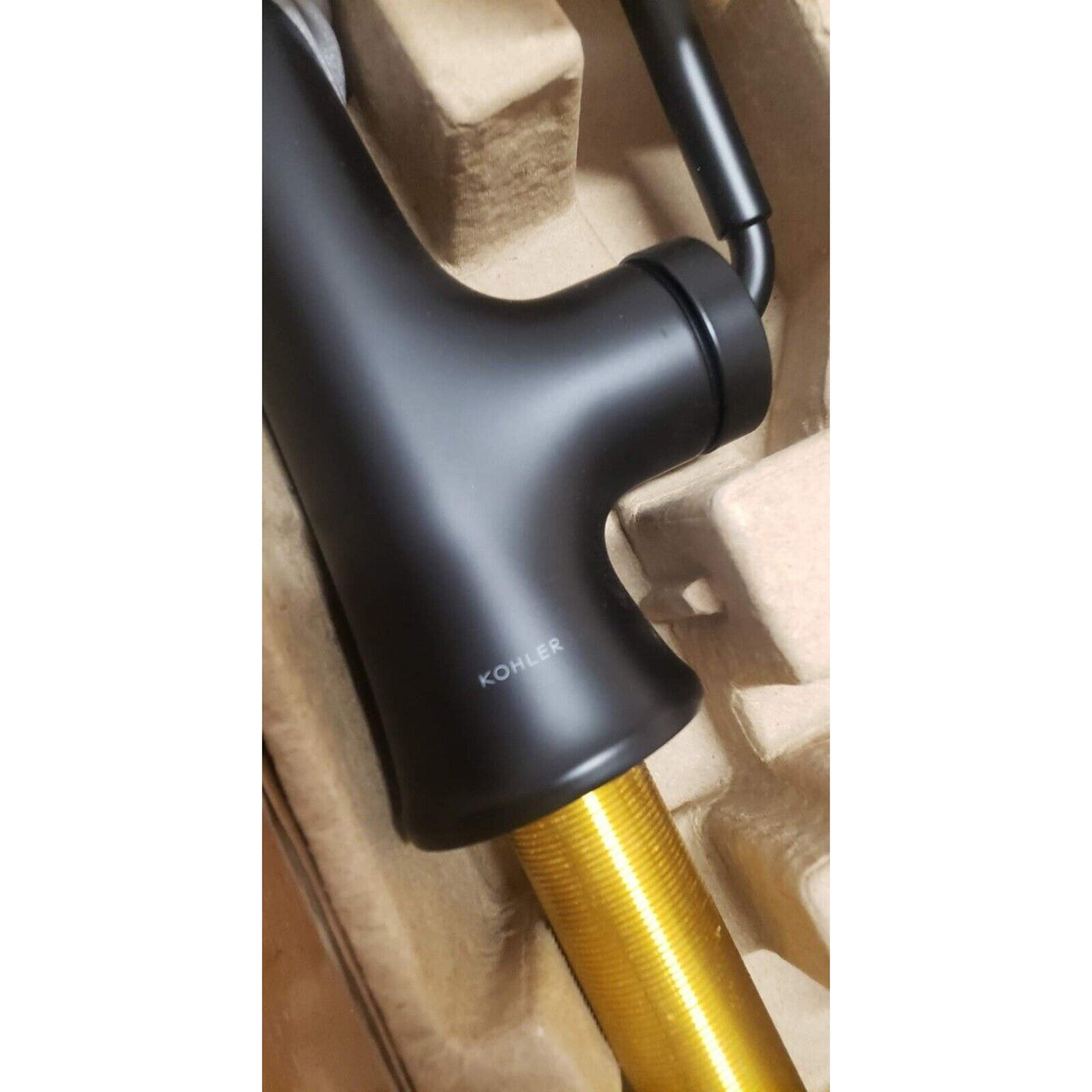 Kohler 23764-BL Tone Single Handle Kitchen Faucet - Matte Black