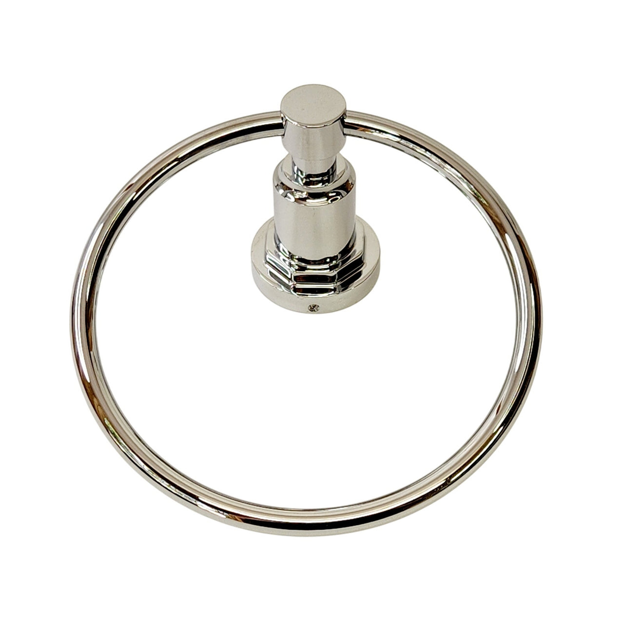 Signature Hardware 447227 Greyfield Towel Ring - Polished Chrome