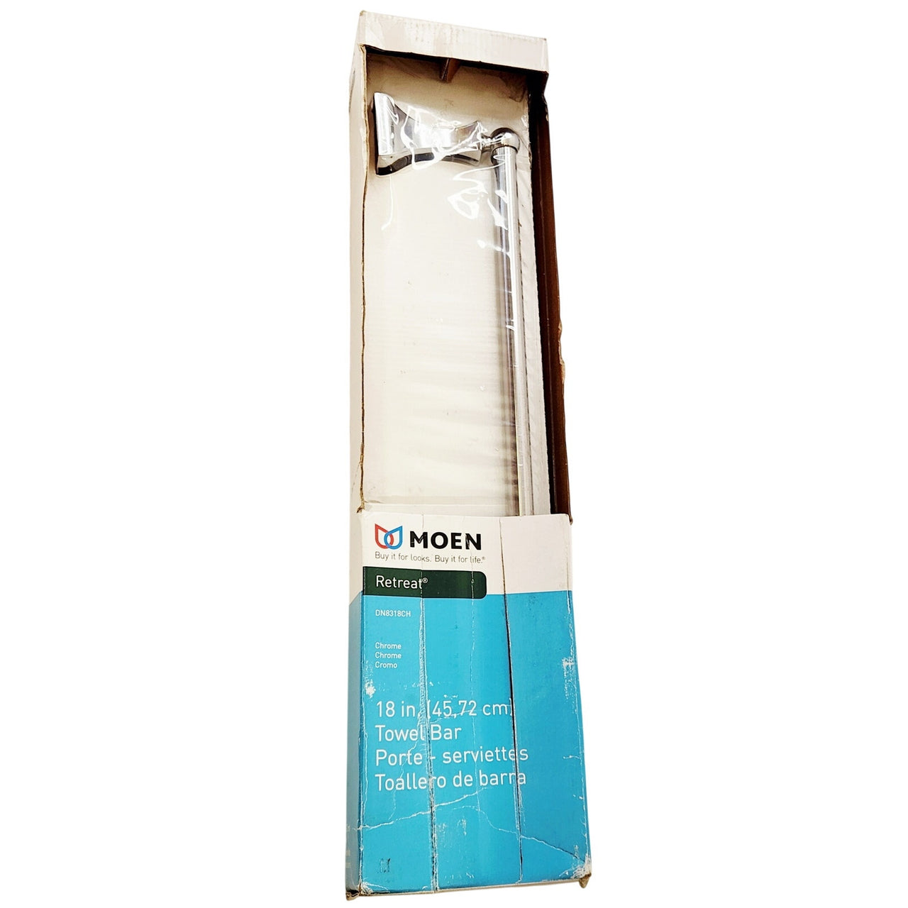 Moen DN8318CH Retreat Collection 18" Towel Bar - Chrome
