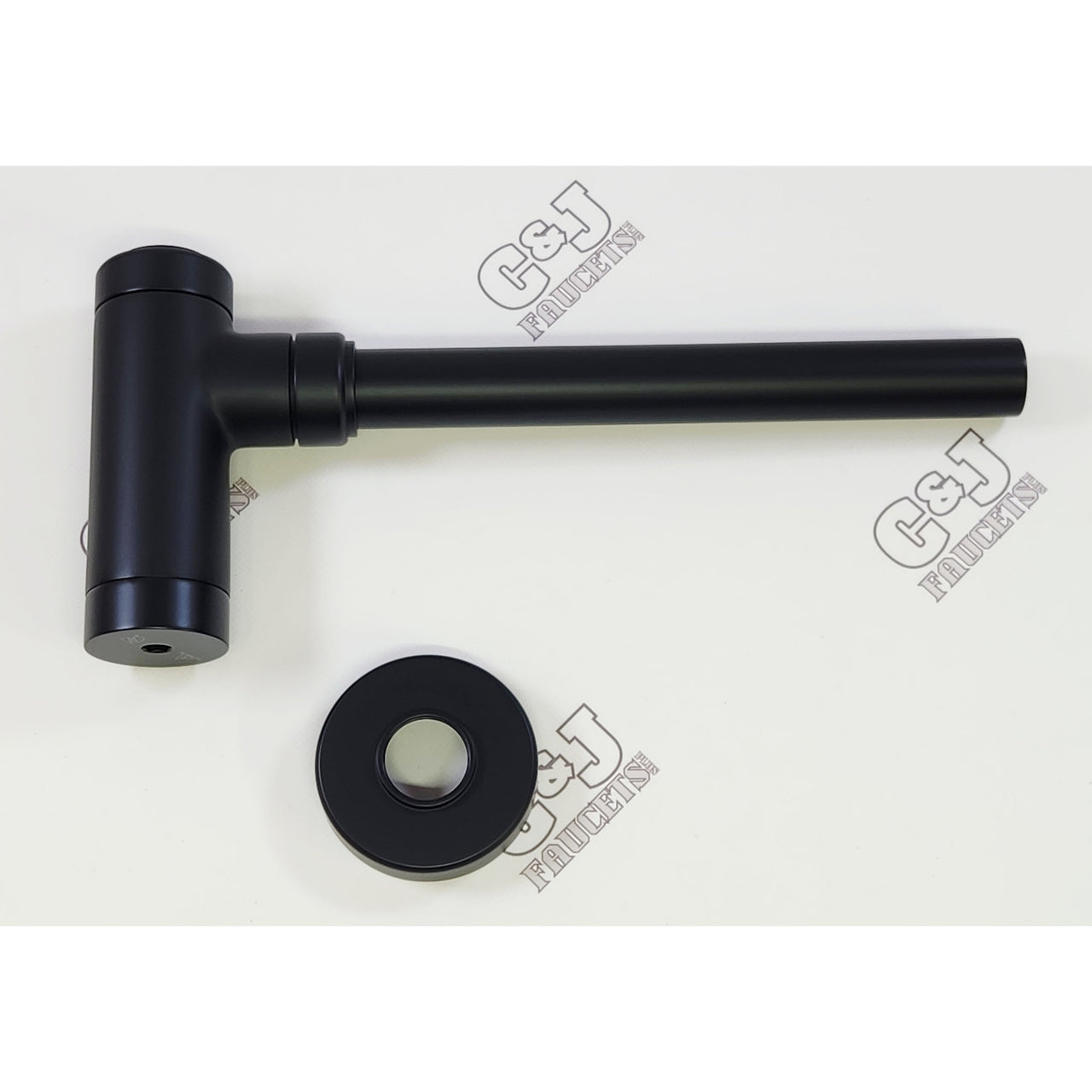 DXV D35700030.243 Modulus Round Brass Bottle P-Trap - Matte Black