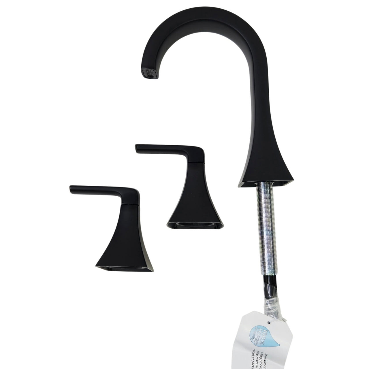 Pfister LF-049-BIESDB Bruxie Adjustable Widespread Bathroom Faucet - Matte Black