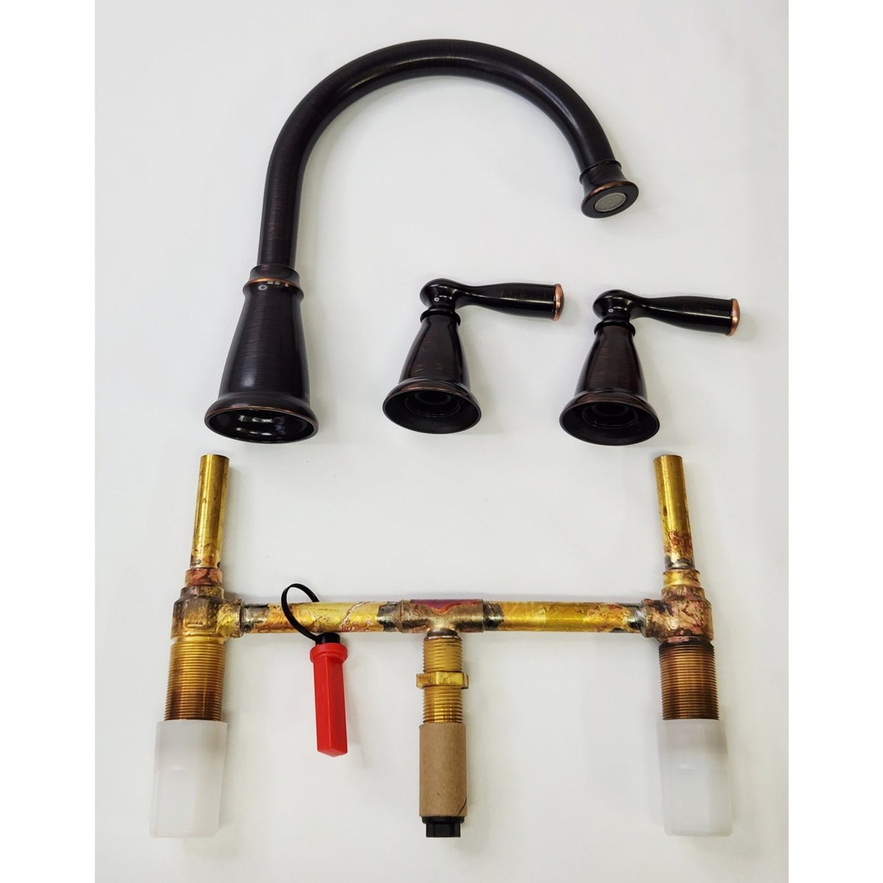 Moen 86924BRB Banbury Deck Mounted Roman Tub Filler Trim - Mediterranean Bronze