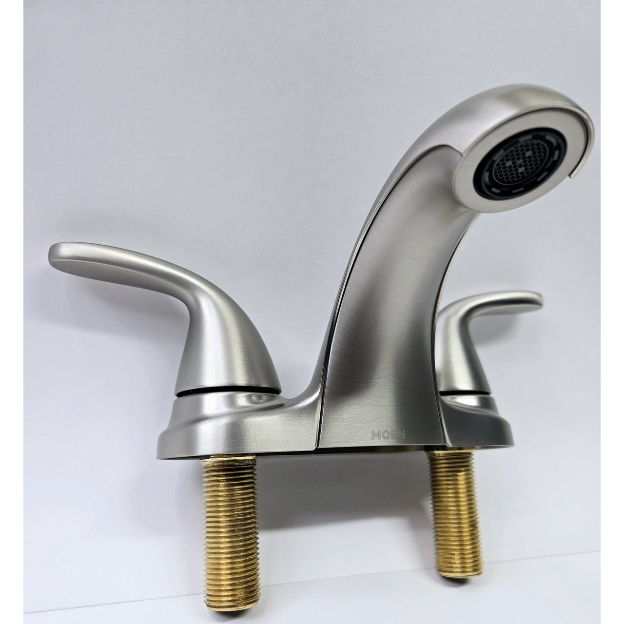 Moen 84603SRN Adler Centerset Two Handle Bathroom Faucet - Brushed Nickel