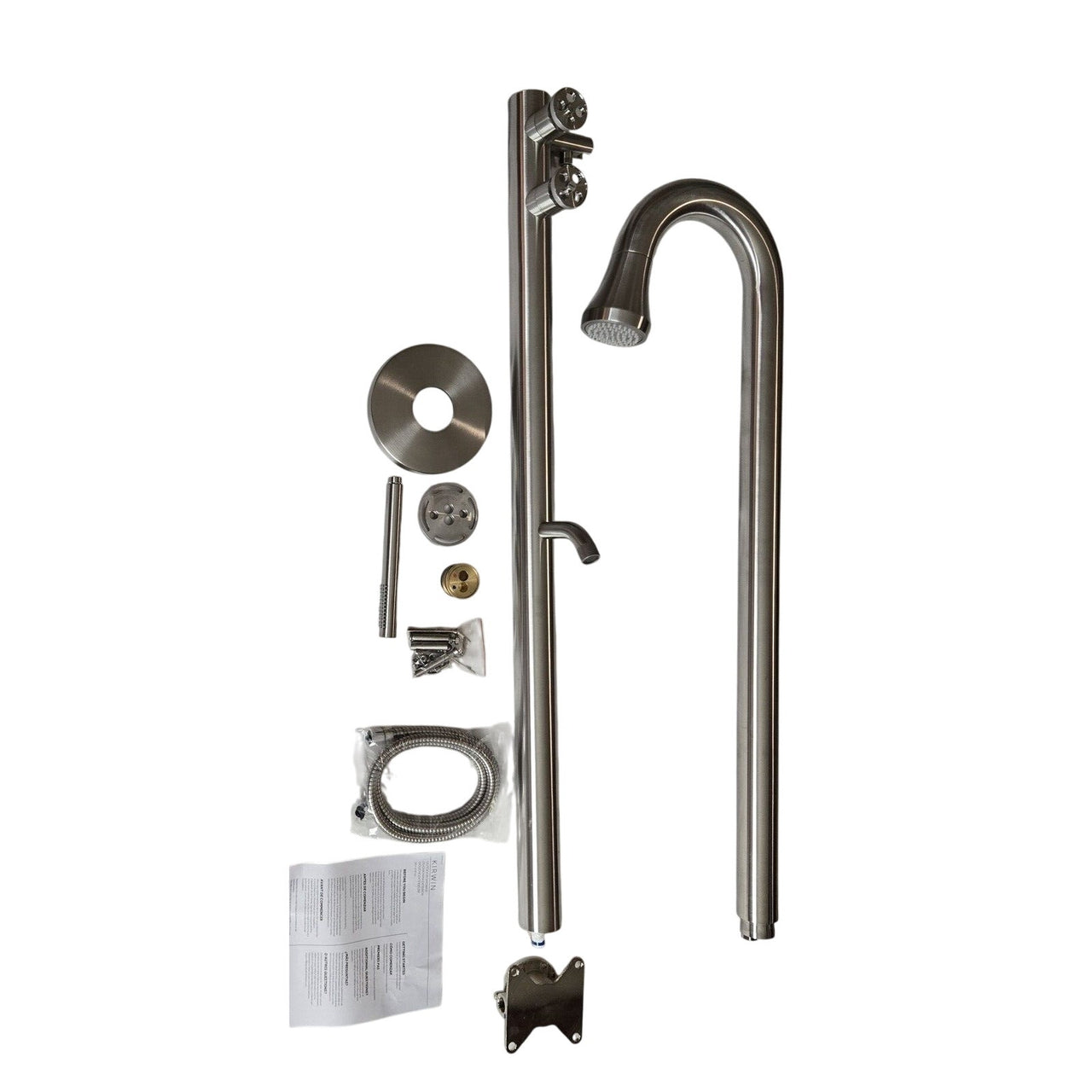 Signature Hardware 478730 Kirwin Outdoor Retrofit Shower Panel - Stainless Steel