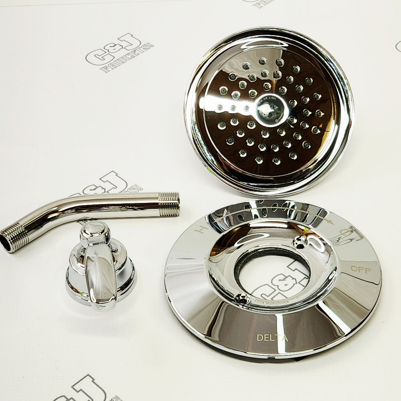 Delta T14232 Woodhurst Single Function 1.75 GPM Shower Faucet Trim Only - Chrome
