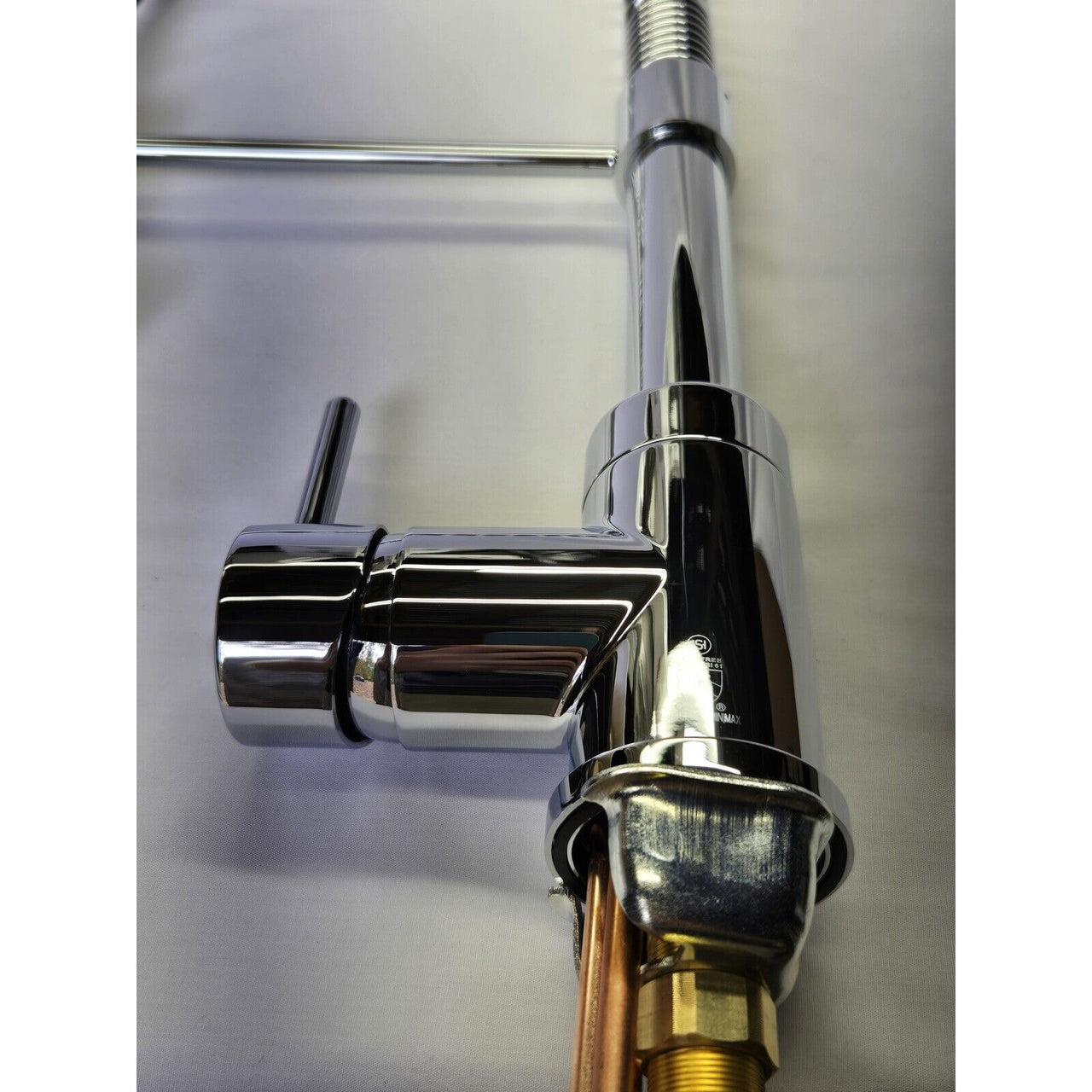 Signature Hardware 358865 Steyn Kitchen Faucet with Spring Spout - Chrome
