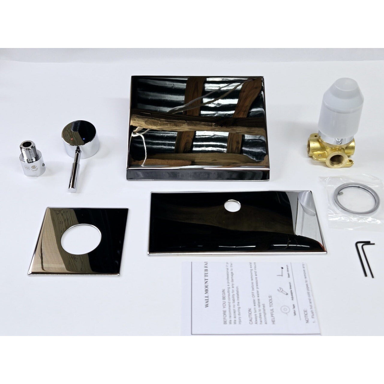 Signature Hardware 378994 Lavelle Waterfall Tub Filler with Valve - Chrome
