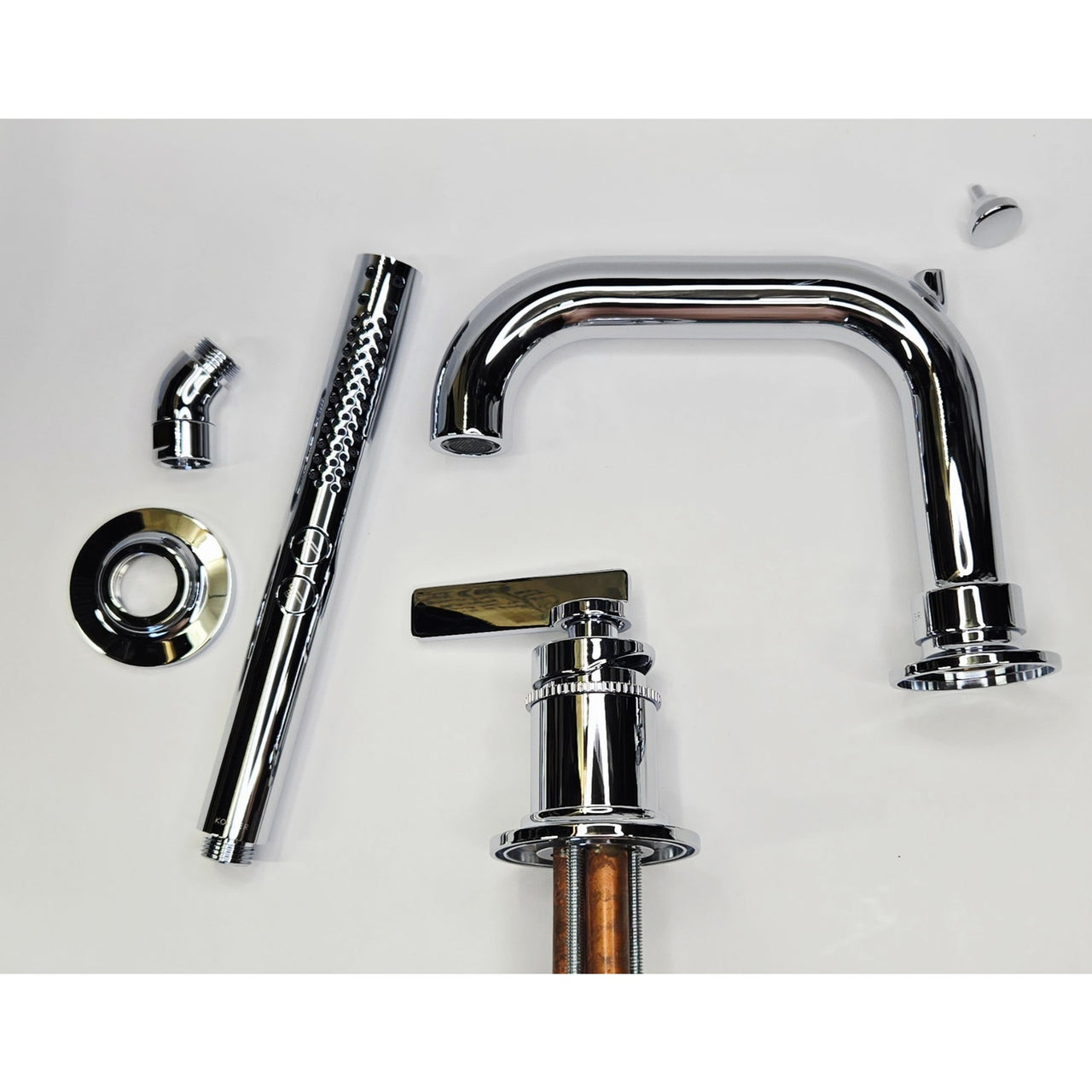 Kohler 35913-4-CP Castia Roman Tub Filler with Hand Shower - Polished Chrome
